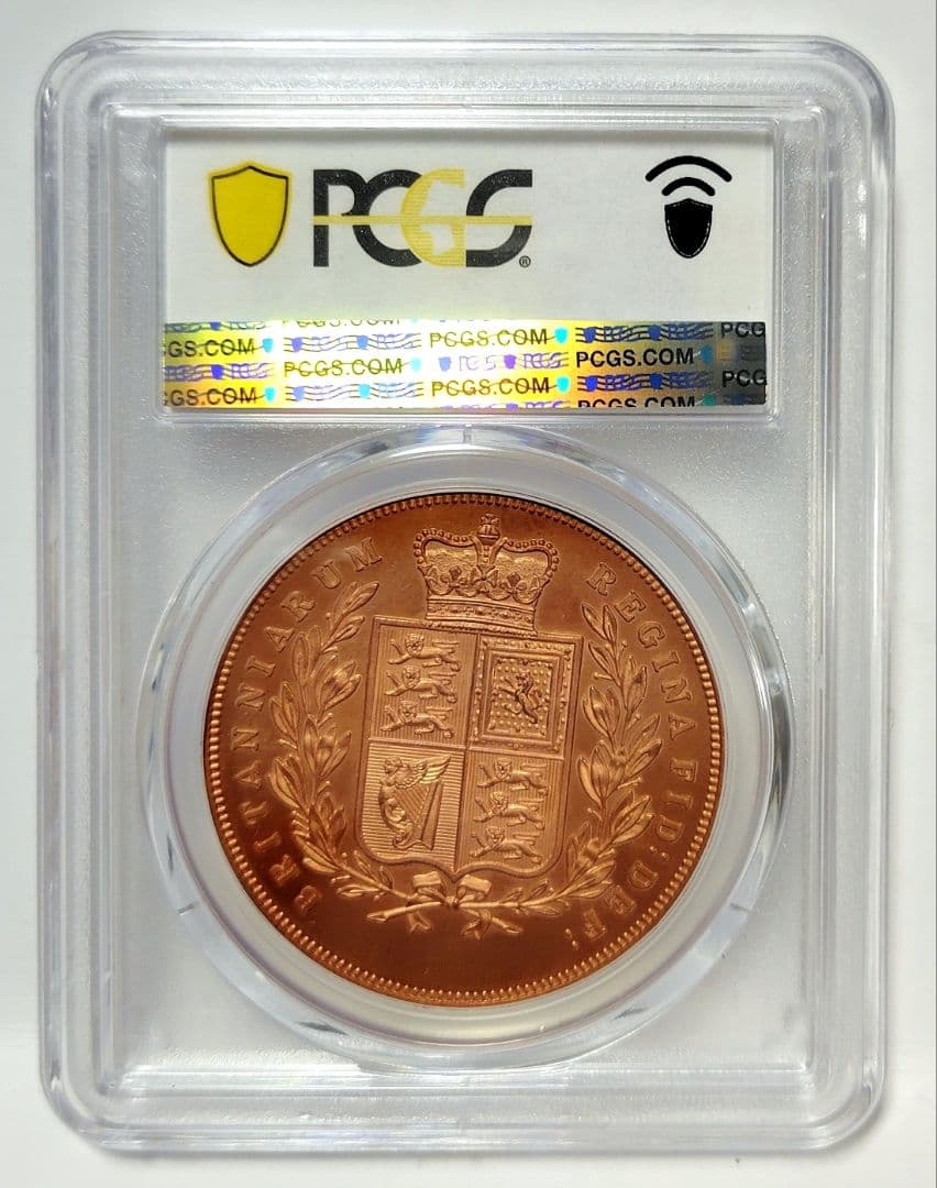 1879 イギリス ビクトリア シールド 赤銅貨 PCGS PR66RD CAM - メルカリ