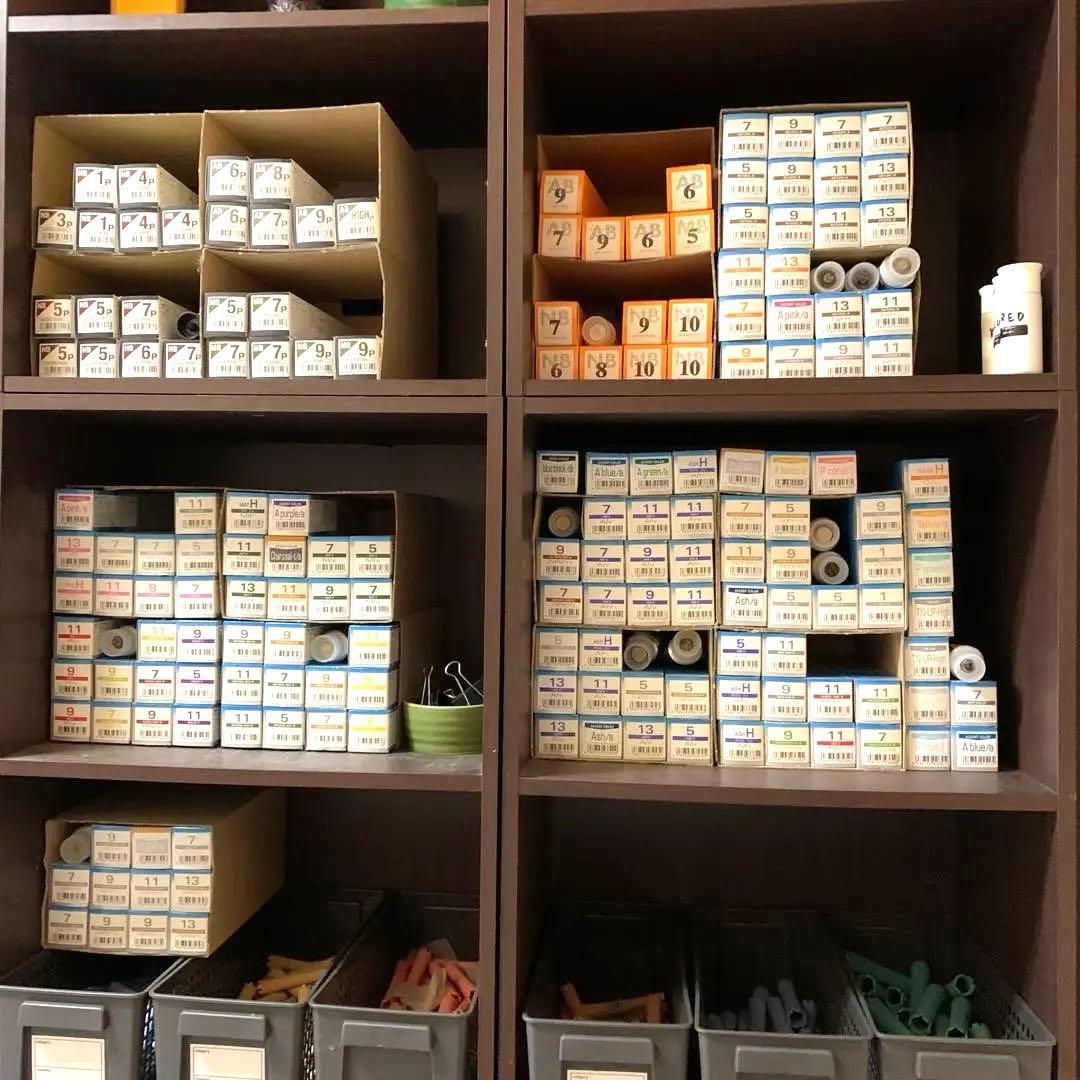 ナカノ　キャラデコ　約150本　ヘアカラーリング剤 多彩な色番号