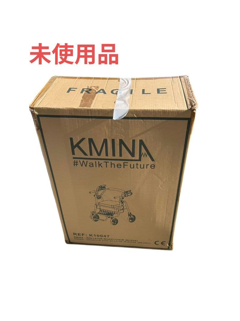 KMINA K10047 歩行器 車椅子 ブラック