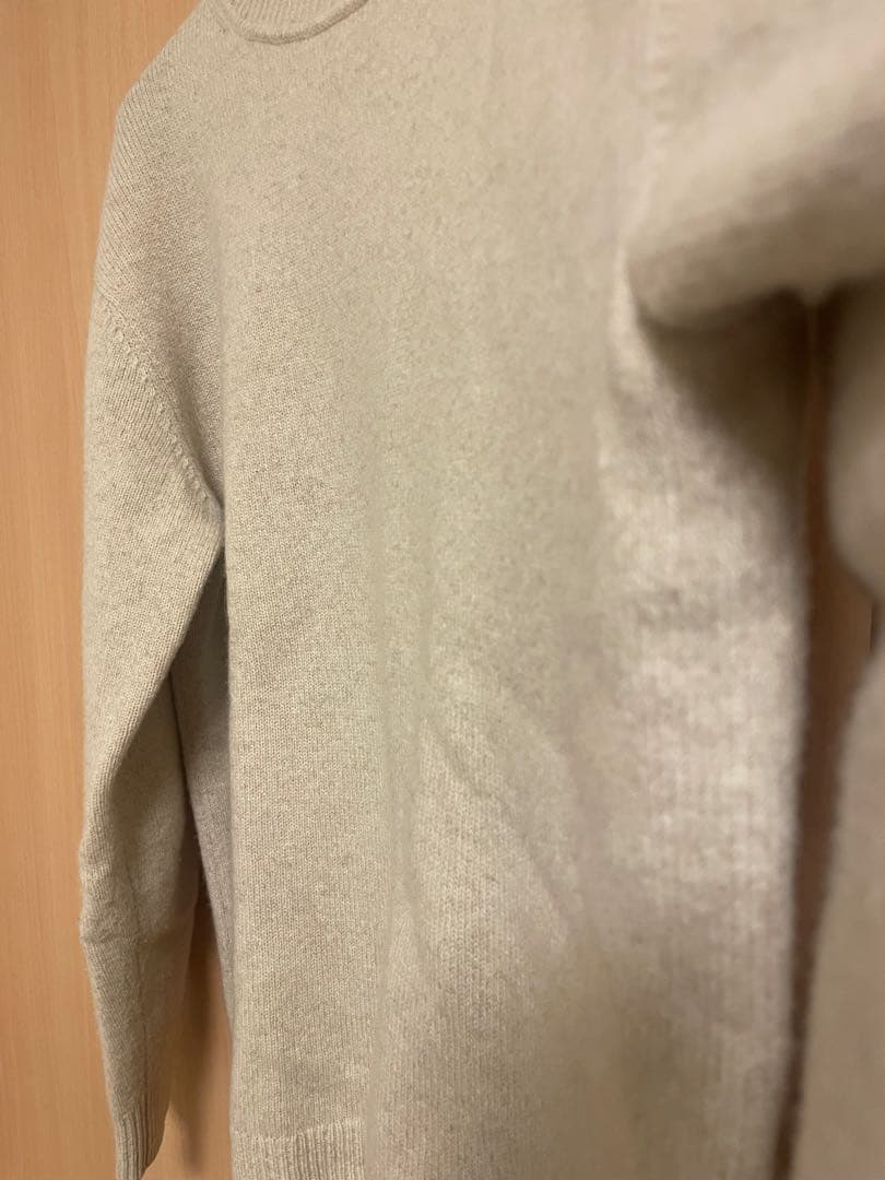 2026SS セオリーリュクス】フードストール付きニット カシミヤ混 M38