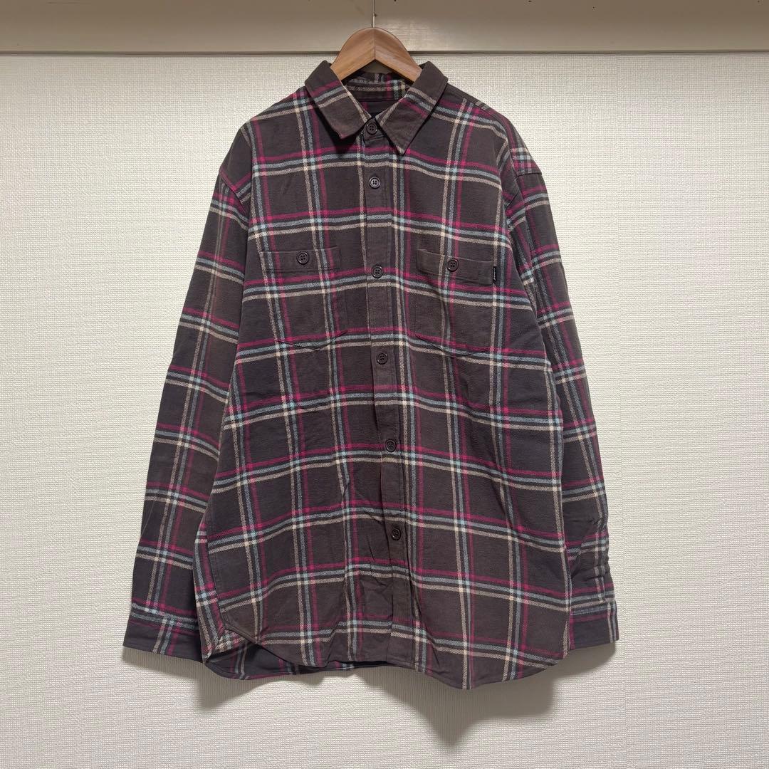 00s old STUSSY ヘビーフランネルシャツ
