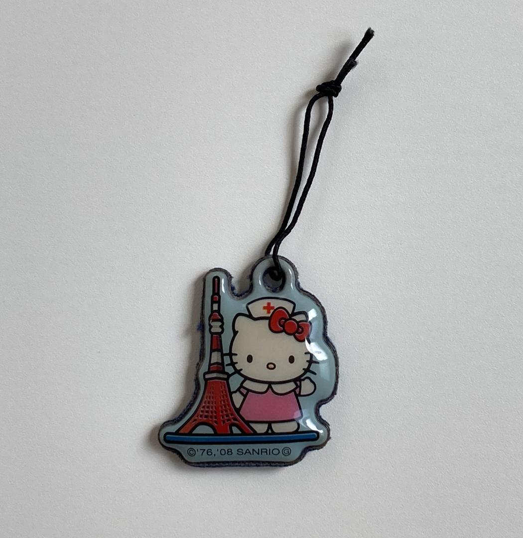 ハローキティ 携帯ストラップ マスコット チャーム ナースキティ 2008