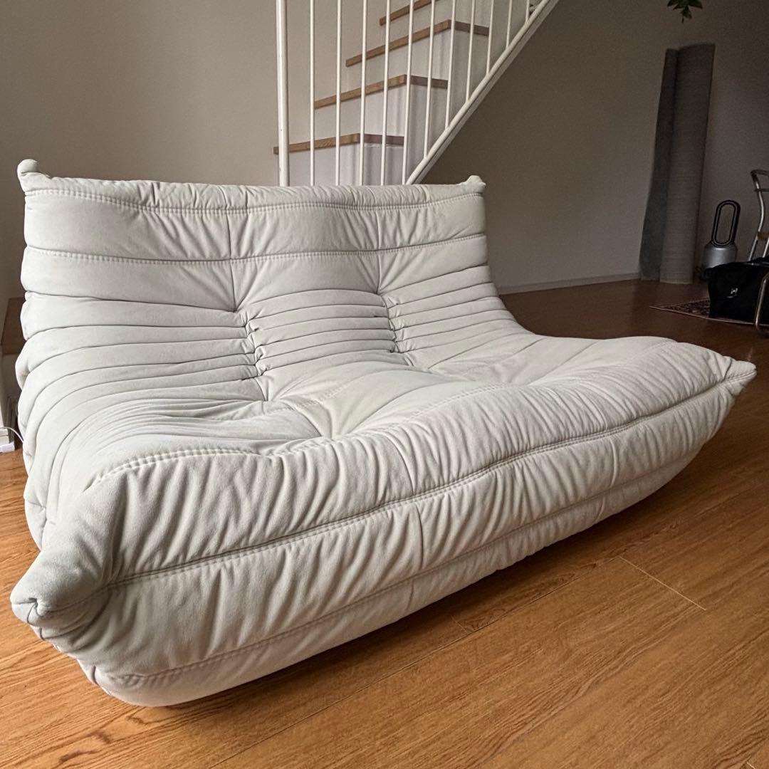 リーンロゼトーゴ2P　Lランク　ベージュ　ウルトラスエード ligne roset リーン・ロゼ ROSETTogo ロゼトーゴ 2P ソファ 2人掛け