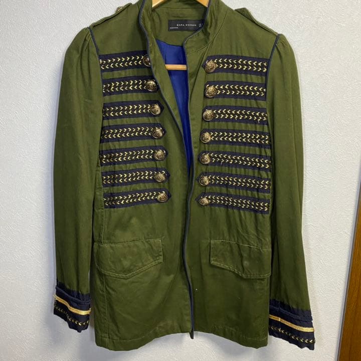 希少】ZARA ナポレオンジャケット ミリタリー - メルカリ