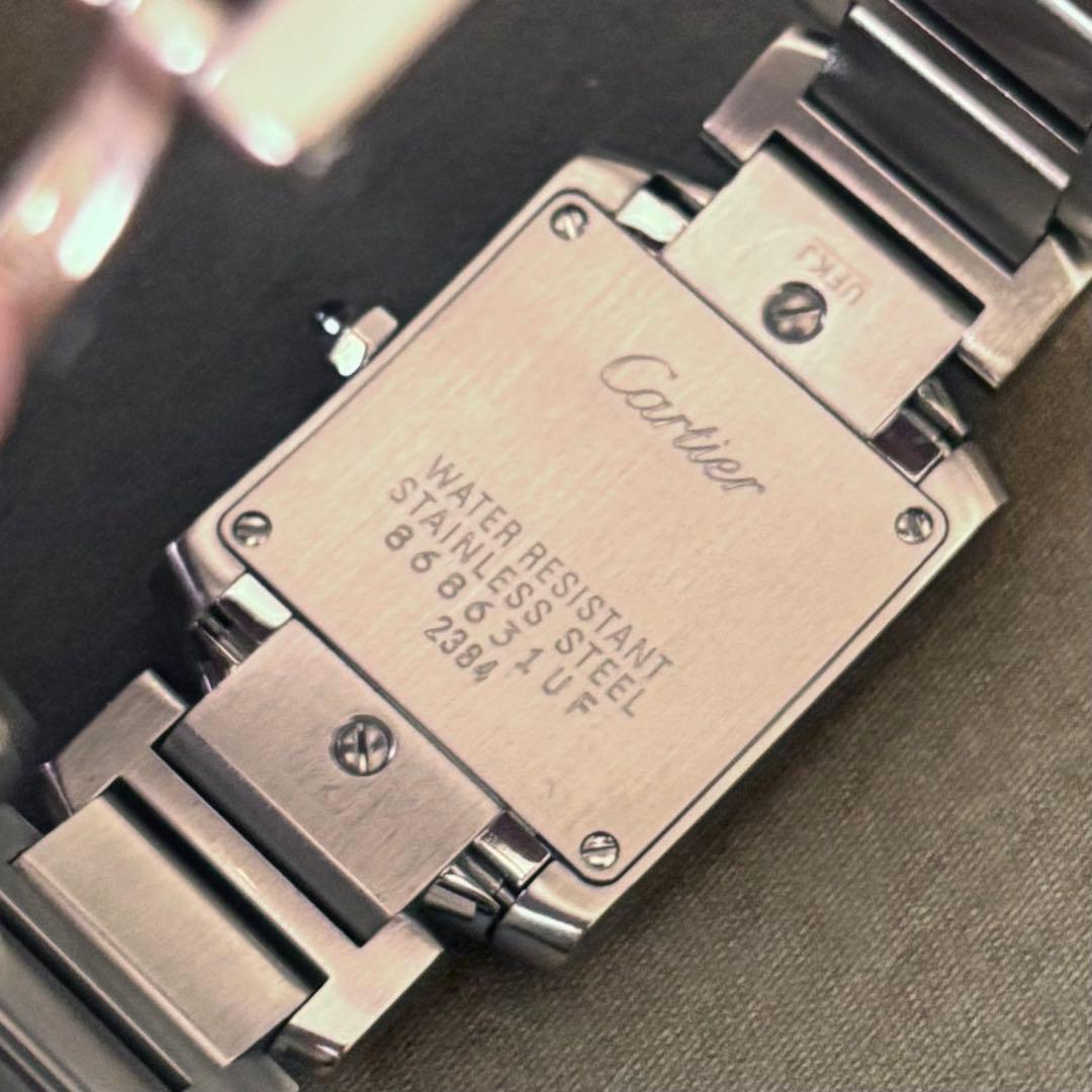 《美品》Cartier タンクフランセーズSM オーバーホール済 2年保証付