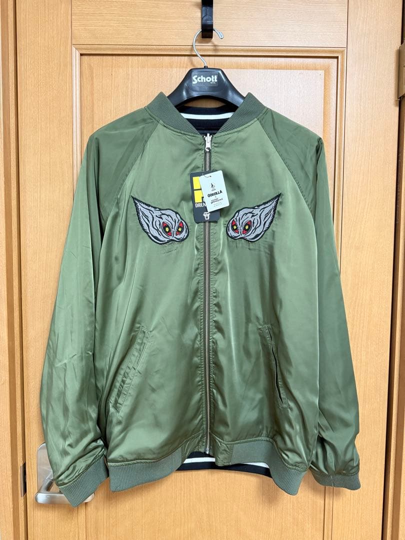 パンクドランカーズ ガイガン＆ヘドラ スカジャン PUNKDRUNKERS XL