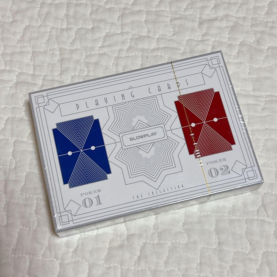 SLOWPLAYトランプ プラスチック2デッキ ジャンボインデックス カジノ