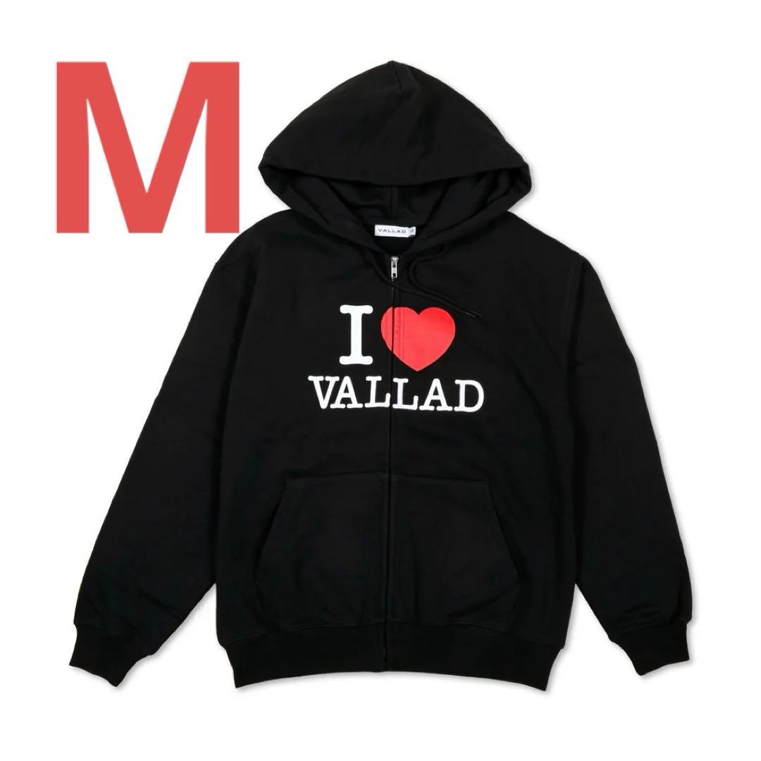 Mサイズ I LOVE VALLAD ZIP HOODIE