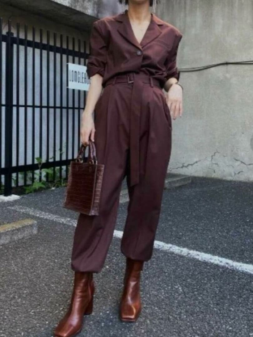 Ameri VINTAGE セットアップ【ブラウン】 - メルカリ