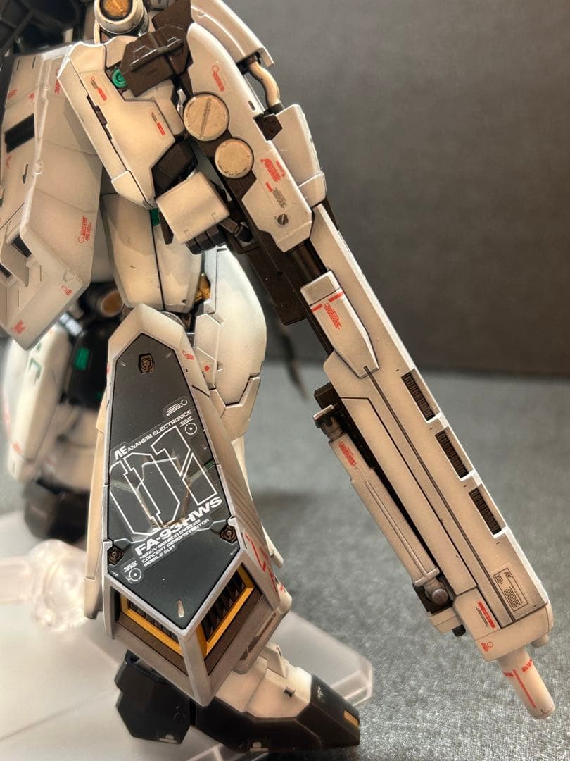 RG νガンダム HWS 全塗装 完成品 - メルカリ