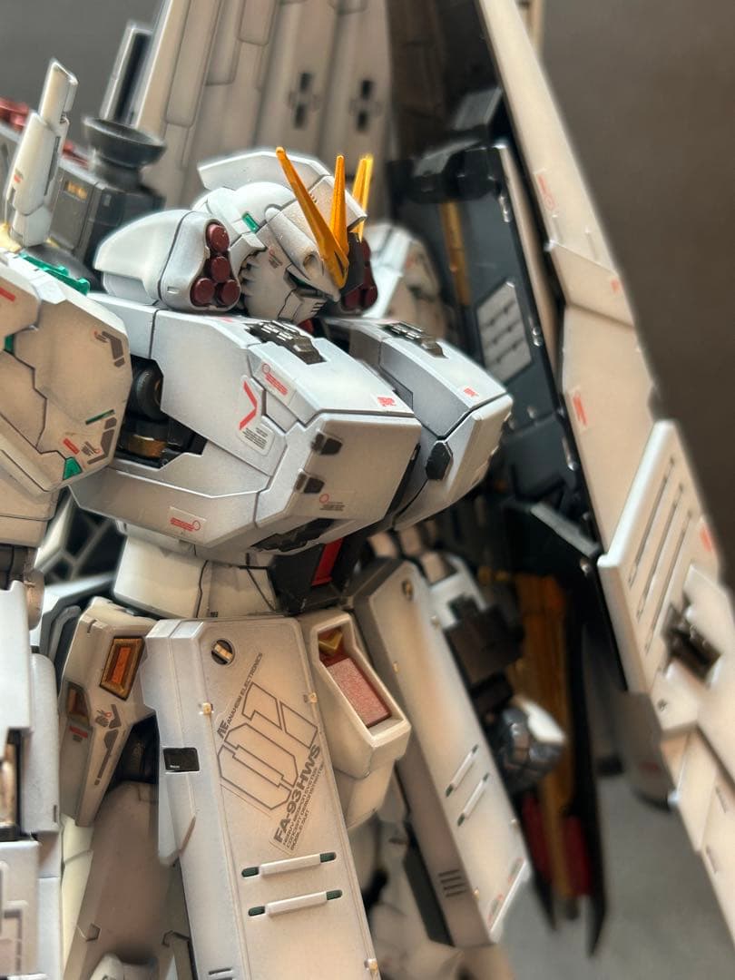 RG νガンダム HWS 全塗装 完成品 - メルカリ