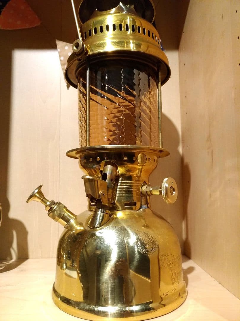 ◇新品 Petromax HK500 ツイストアンバーガラスホヤ ペトロマックス