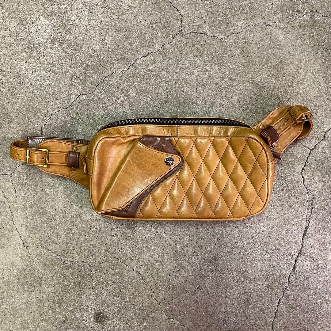 THE FLAT HEAD フラットヘッド ボディバッグ ホースハイド ブラウン THE FLAT HEAD ザ・フラットヘッド HDB-003 HORSE HIDE BODY BAG