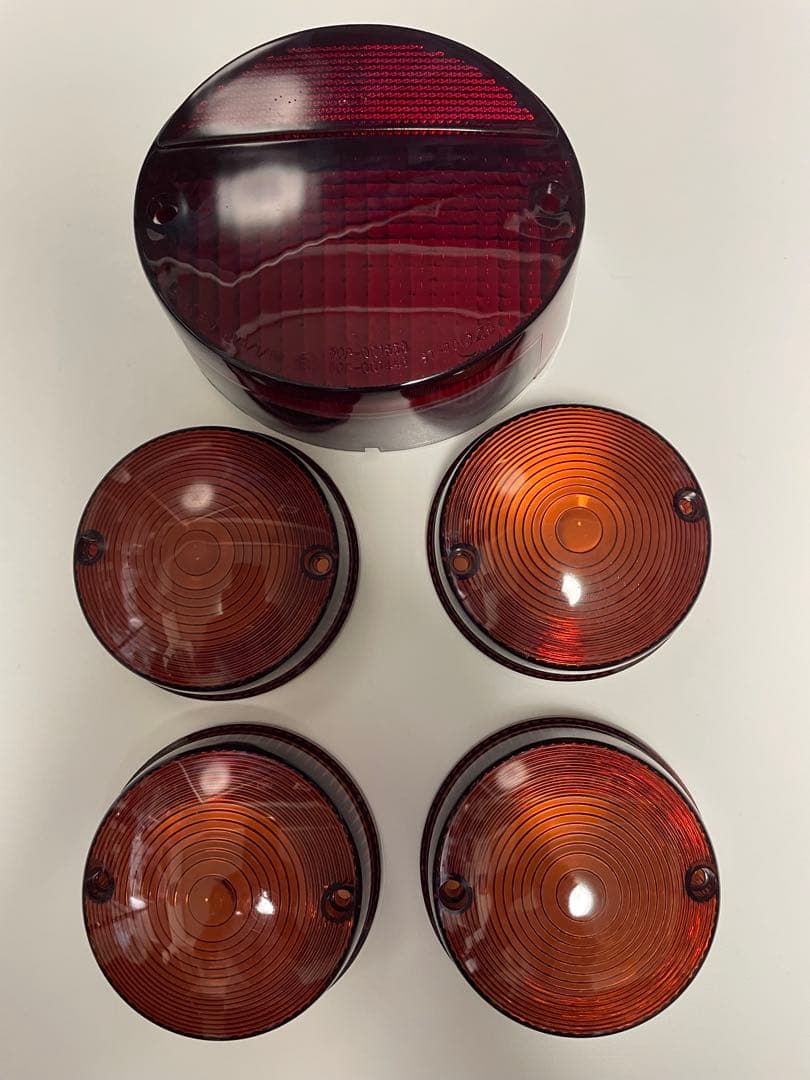 カワサキ　Z1 Z2 テールレンズ　ウインカーレンズ　スモーク　2点セット