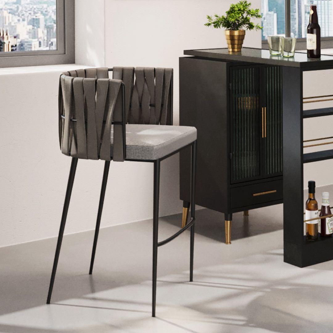 KARE Cheerio バースツール（グレー） 廃盤・定価61,050円