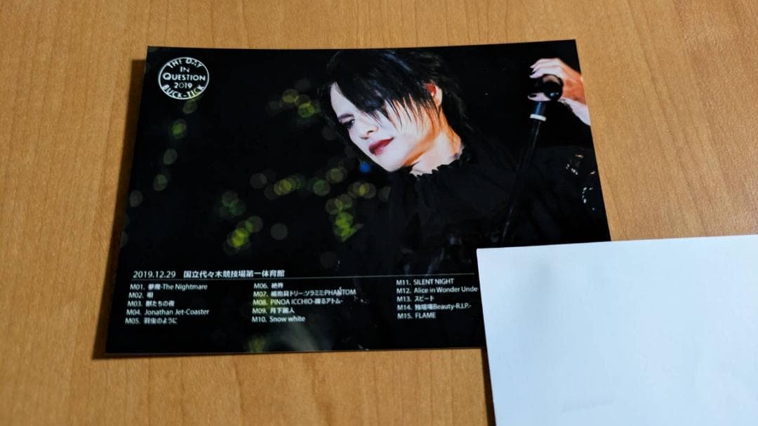 BUCK-TICK メモカぴあ DIQ2019 櫻井敦司 3枚セット - メルカリ