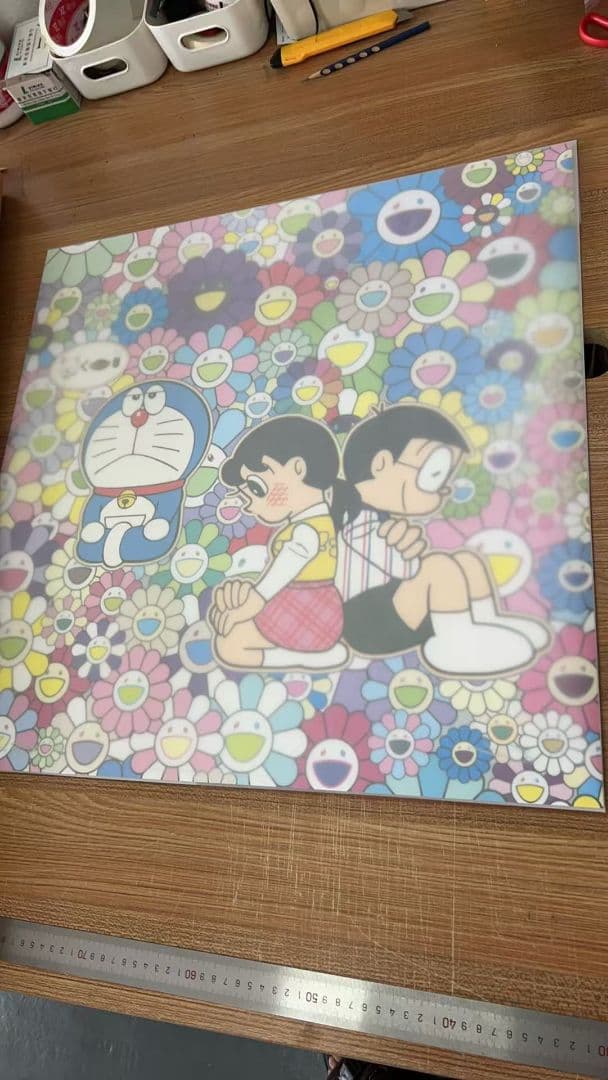 村上隆 版画ドラえもん 初恋 そして我思う、今夜のディナーのことなど