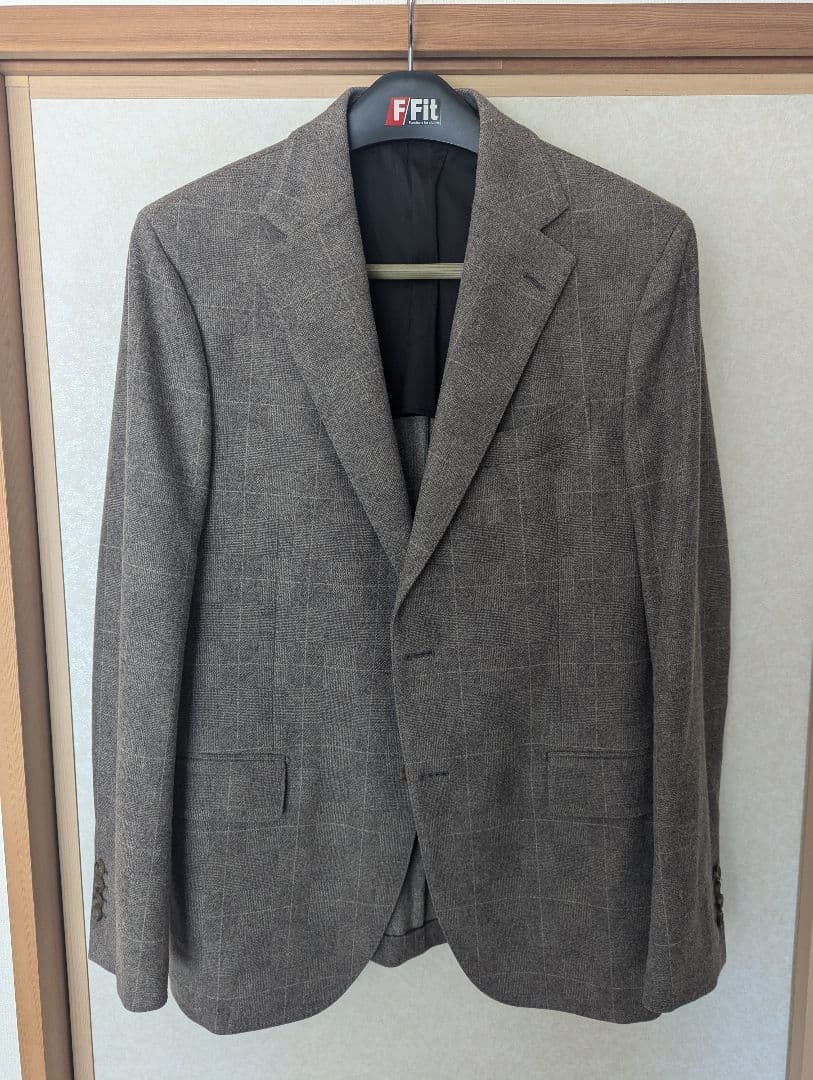 LARDINI チェック柄 ビジネスジャケット