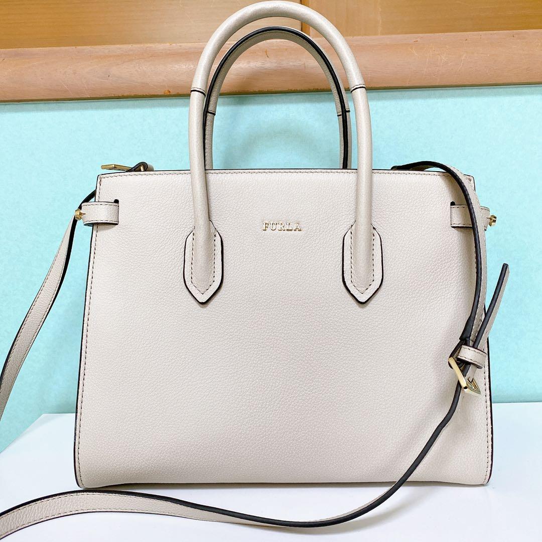 フルラ PIN ハンドバッグ ショルダーバッグ 2way 斜めがけ