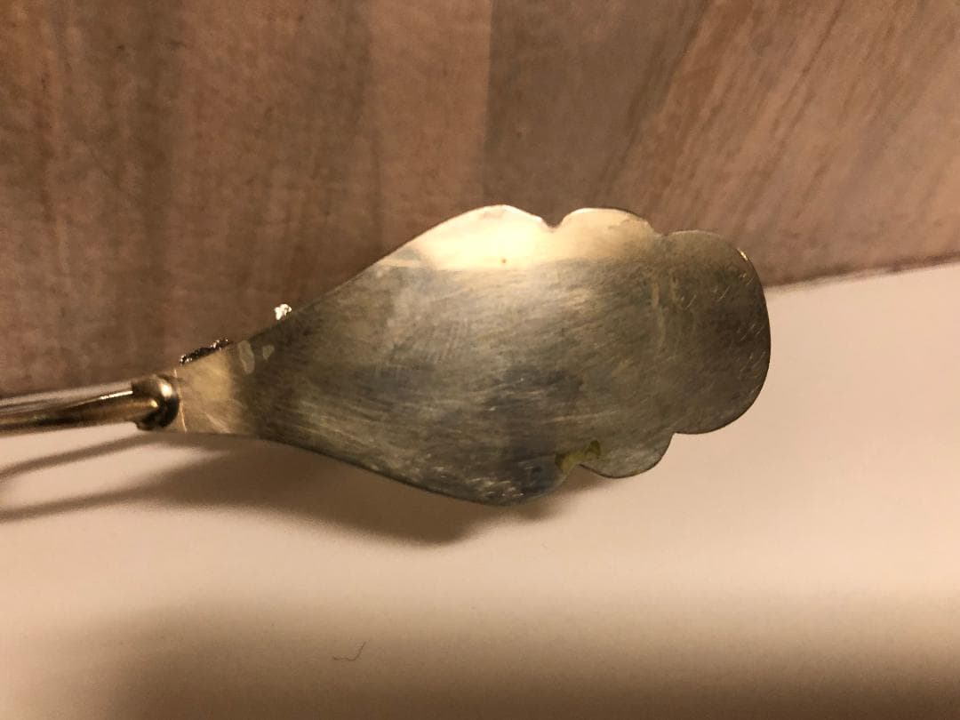 ミーコさん]スウェーデン JLH 純銀 ケーキ用トング 1957年 - 25g