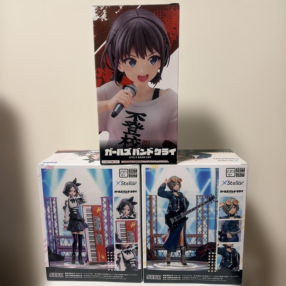 ガールズバンドクライ 井芹仁菜 ルパ 海老塚智 フィギュア 3体セット