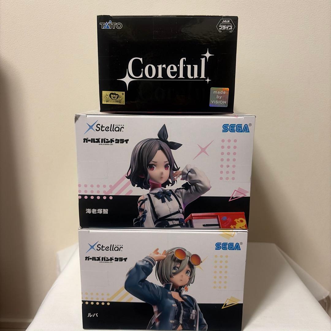 ガールズバンドクライ 井芹仁菜 ルパ 海老塚智 フィギュア 3体セット