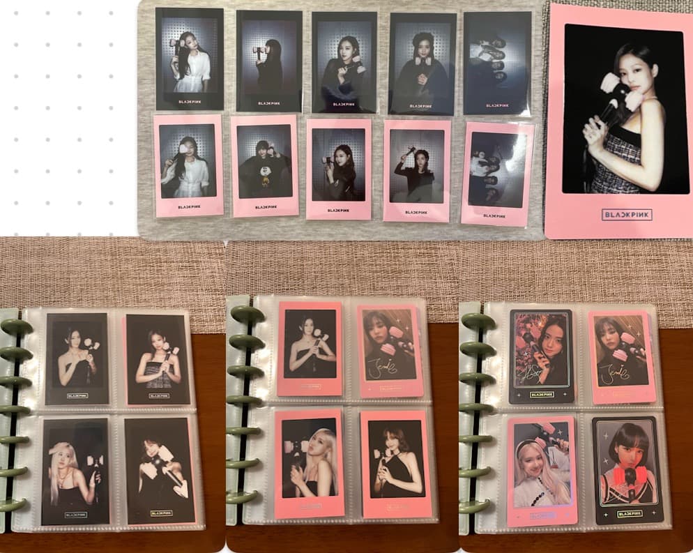 BLACKPINK ペンライト　トレカ　タレントカードセット
