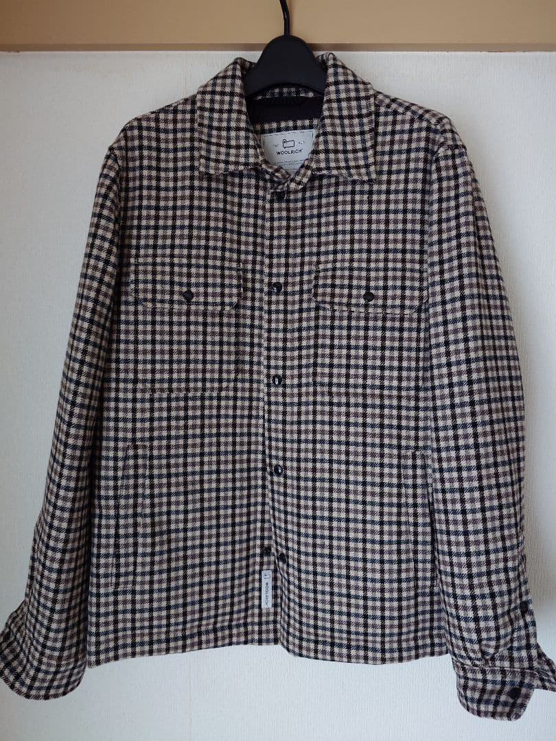 WOOLRICH ガンクラブチェック オーバーシャツ S