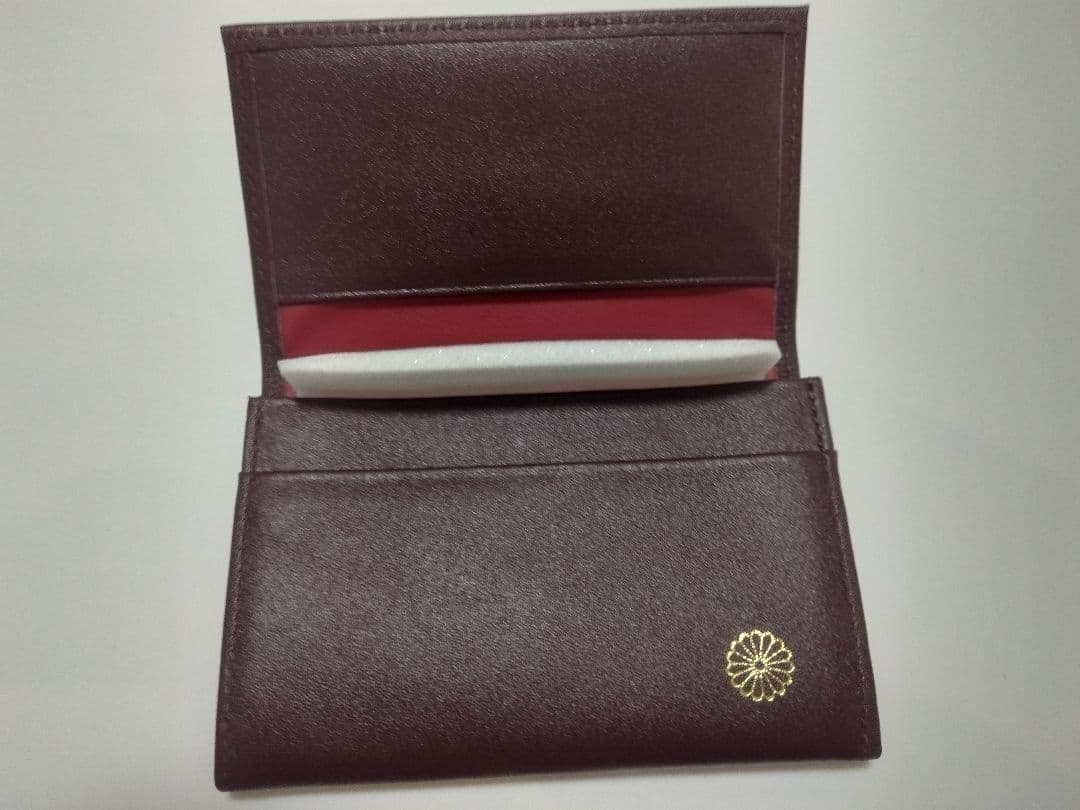 新品未使用】皇居 名刺入れ ワインレッド※正式なカラー名は赤 - メルカリ