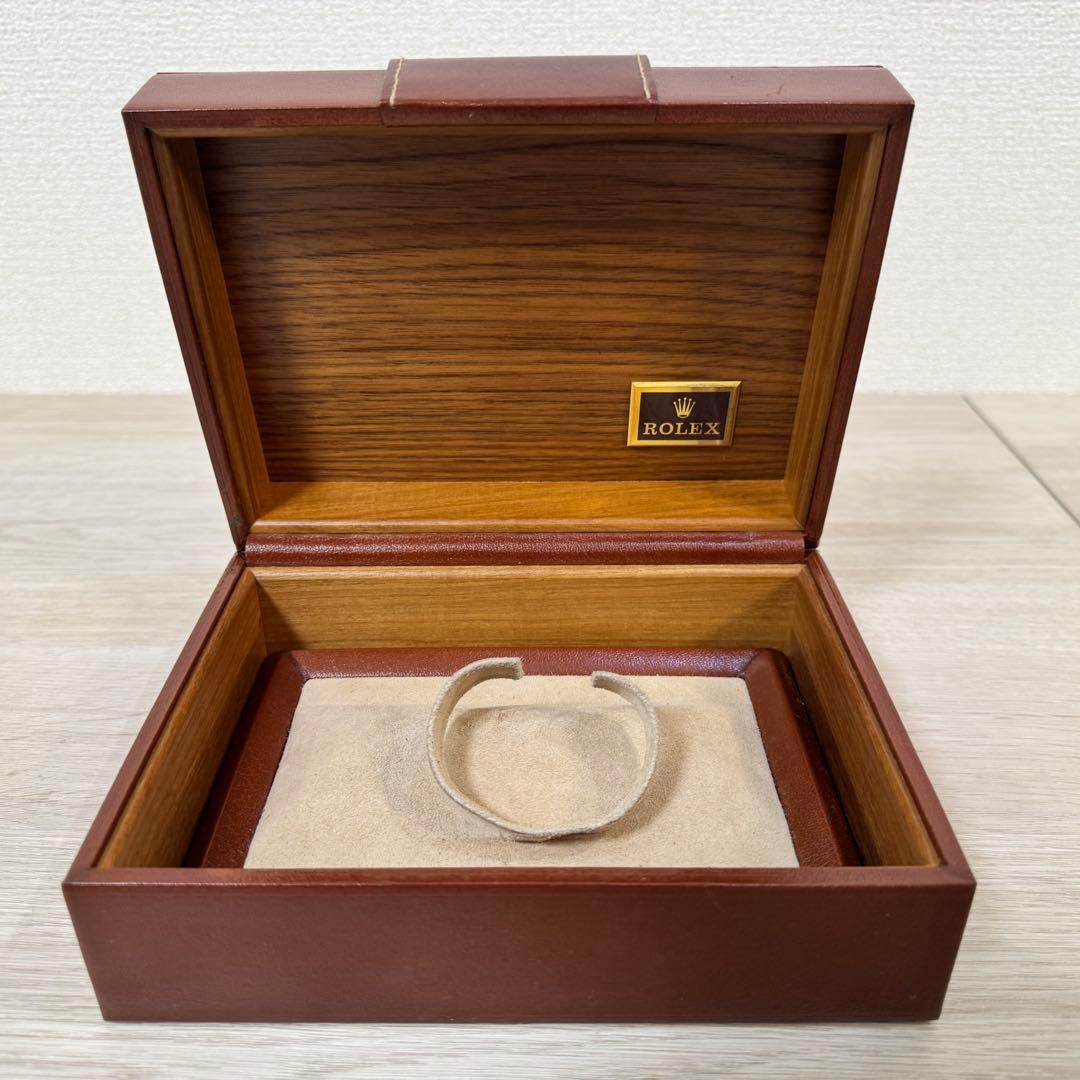 鑑定済み・超美品 ROLEX デイデイト レザー収納ボックス（空箱）と書類