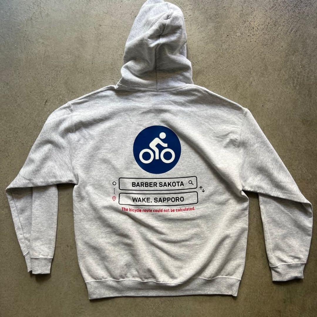 ピ*チ様 bicycle route to wake hoodie