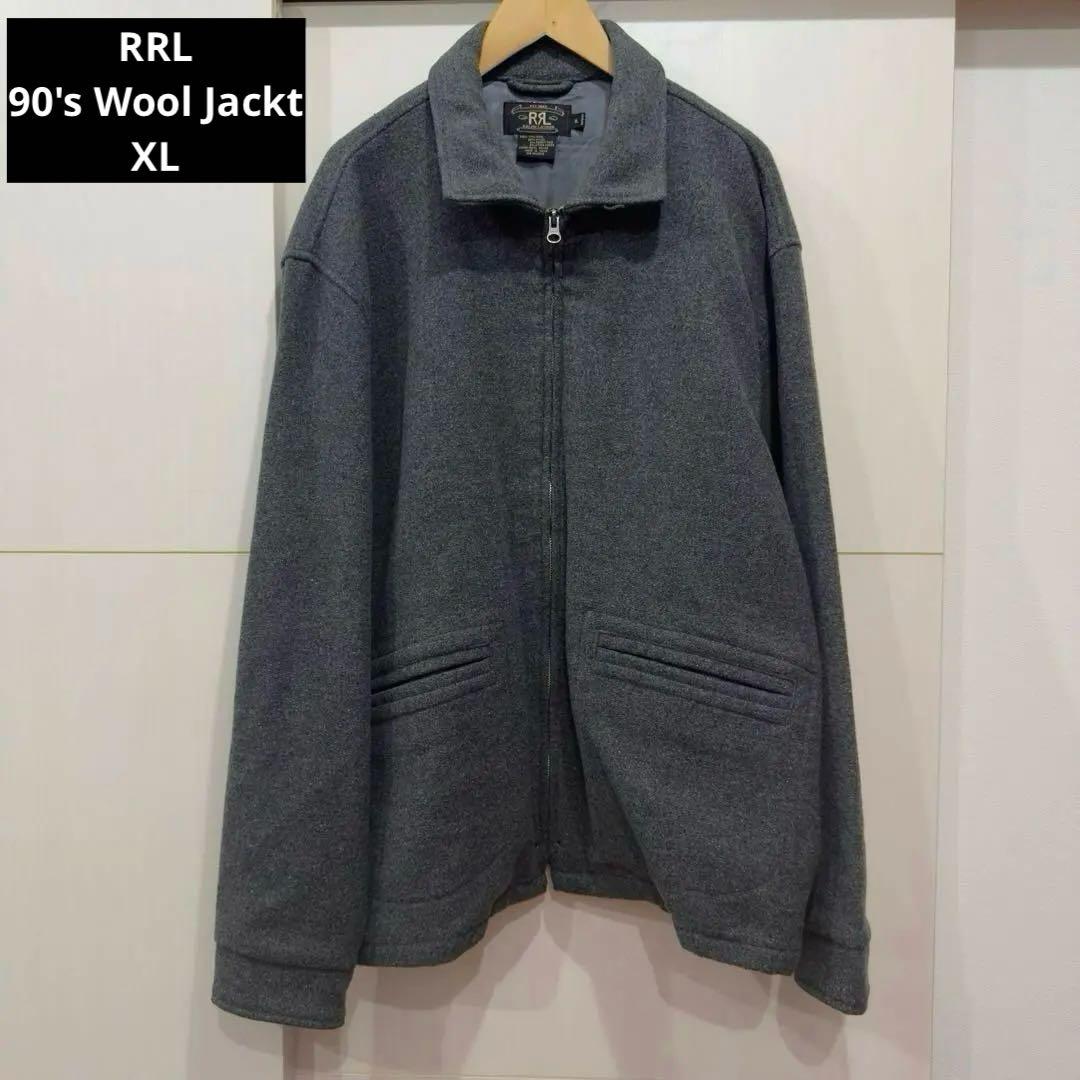 RRL 90s 三ツ星タグ ウールジャケット XL グレー ラルフローレン