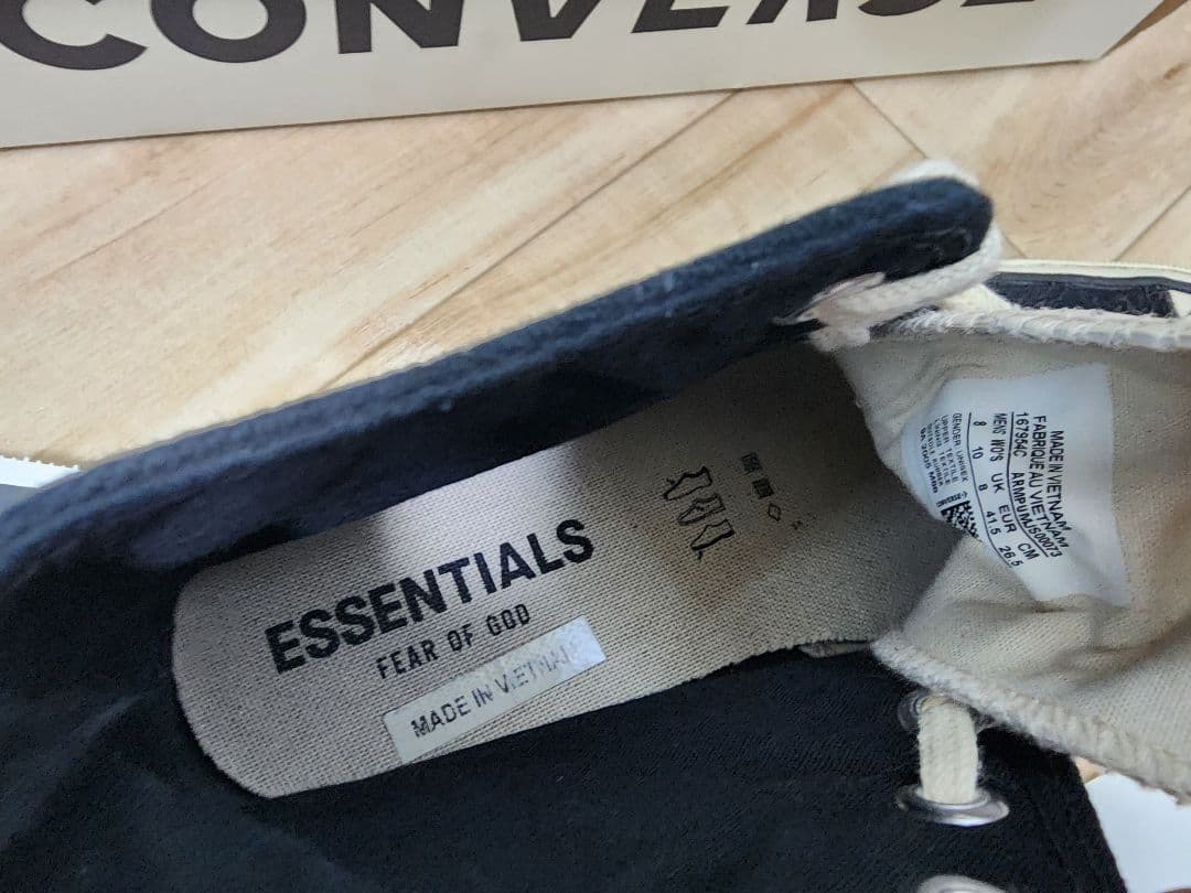 靴 FEAR OF GOD ESSENTIALS CONVERSE 26.5cm