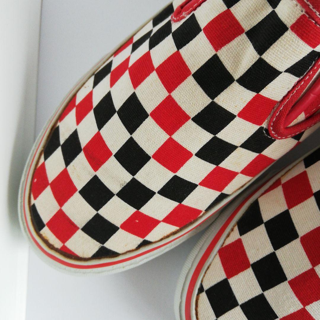 VANS バンズ スリッポン チェッカー 90's USA製 デッドストック - メルカリ