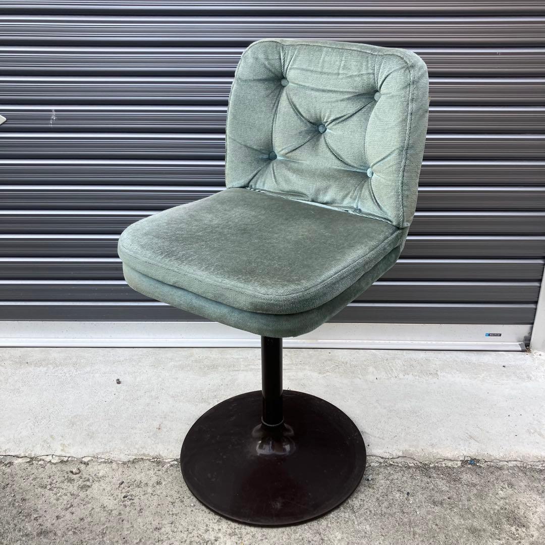 2脚 ① 昭和レトロ ミッドセンチュリー ベロアカウンタ