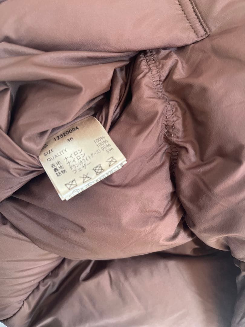 TODAYFUL Ultralight Goose Jacket チョコ36