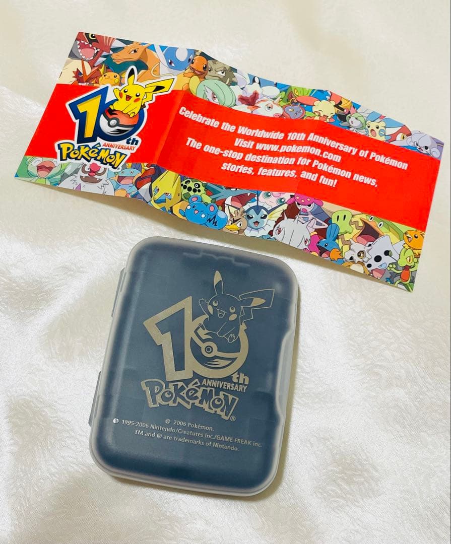 ポケモン 10周年 記念 DSカードケース ポケットモンスター ピカチュウ ポケカ』10月18日発売の「周辺グッズ」を一挙チェック！神々しい