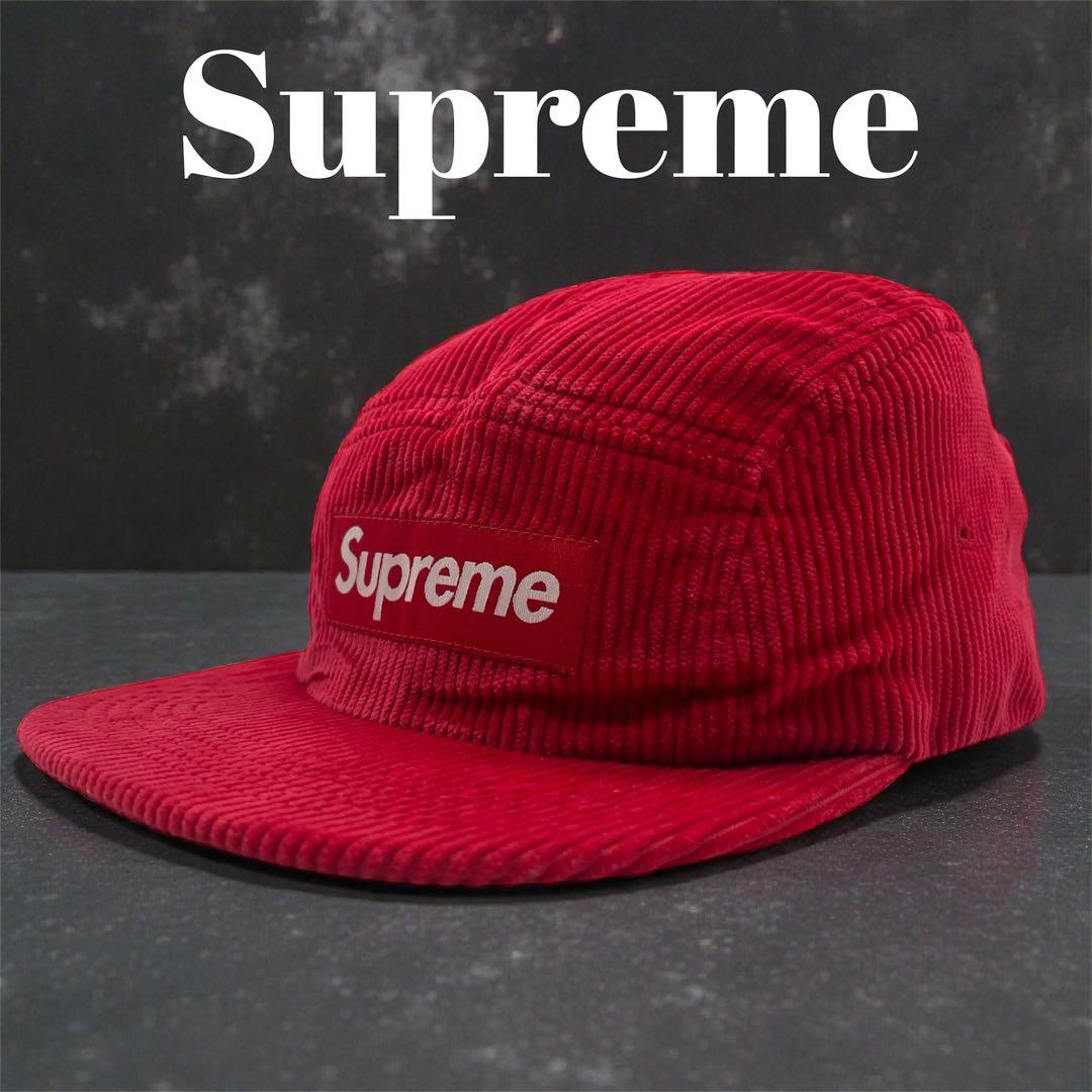 未使用級✨Supreme キャップ　コーデュロイ　ユニセックス