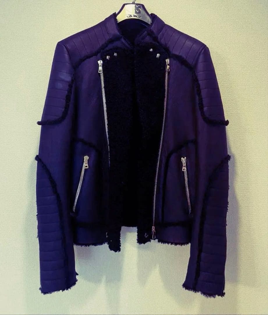 レザームートンライダースジャケット 楽天市場】メンズ革ジャン ムートンコート レザージャケット 裏起毛