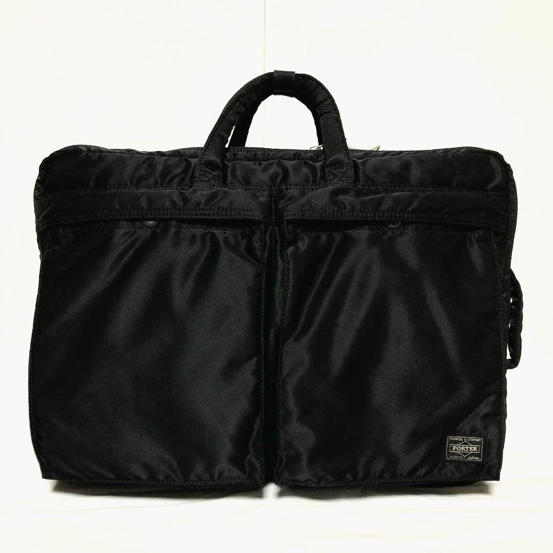 極美品✨ポーター タンカー ビジネスバッグ3way 2層 A4可 黒 吉田カバン TANKER(タンカー) 2WAY DUFFLE BAG(L) | 吉田カバンホームページ