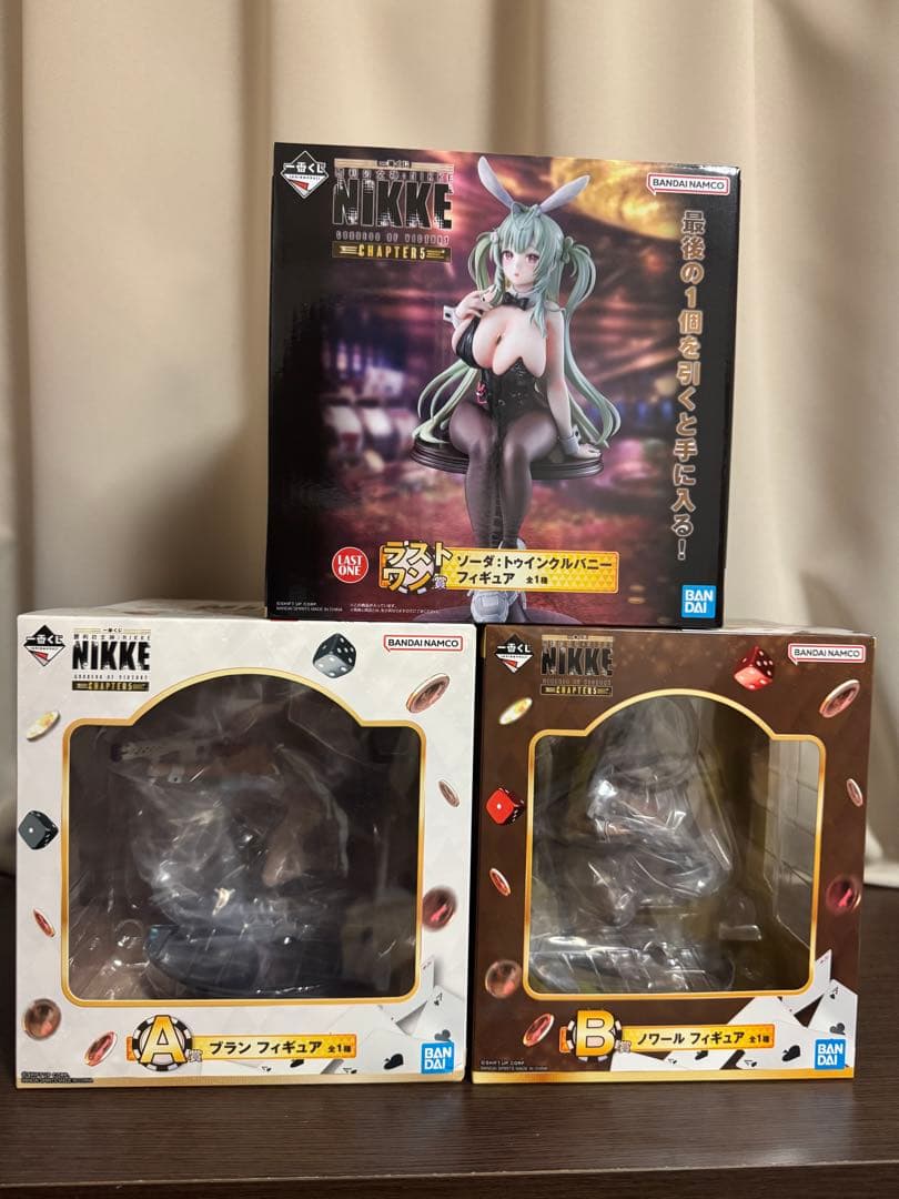 一番くじ 勝利の女神：NIKKE CHAPTER5 フィギュアまとめ売り 一番くじ 勝利の女神：NIKKE CHAPTER5」，2025年8月上旬に発売。バニー
