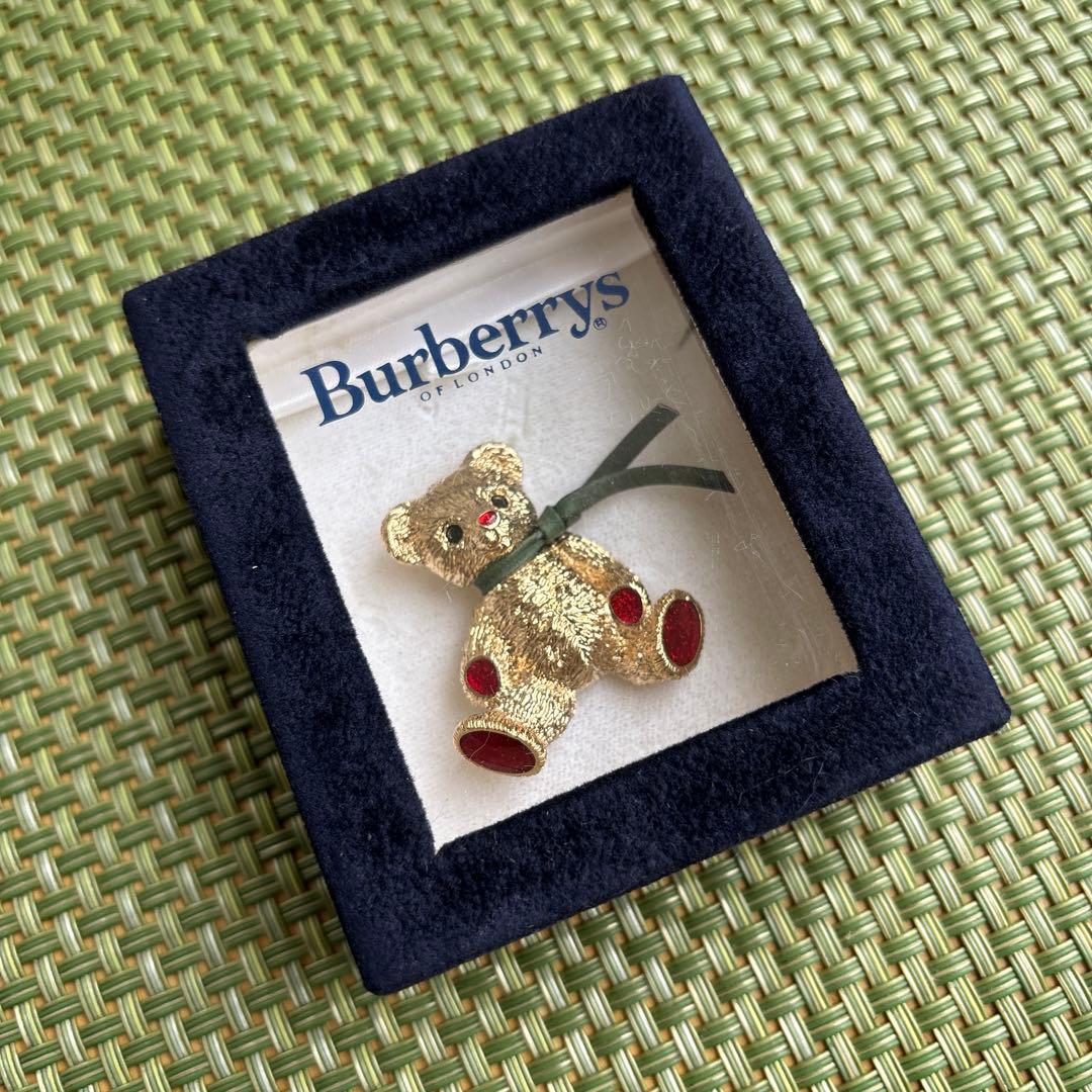 バーバリー ブローチ テディベア - メルカリ