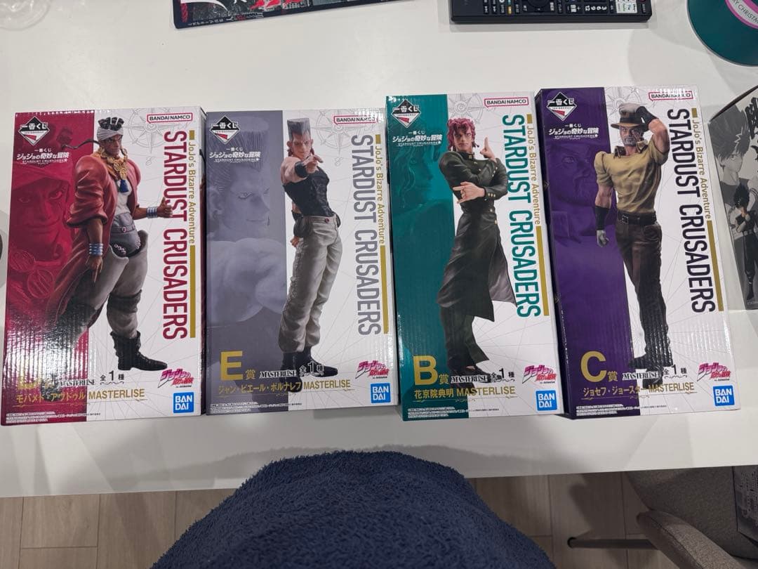一番くじ　ジョジョ　スタンド使いクルセイダース 4体フィギュアセット