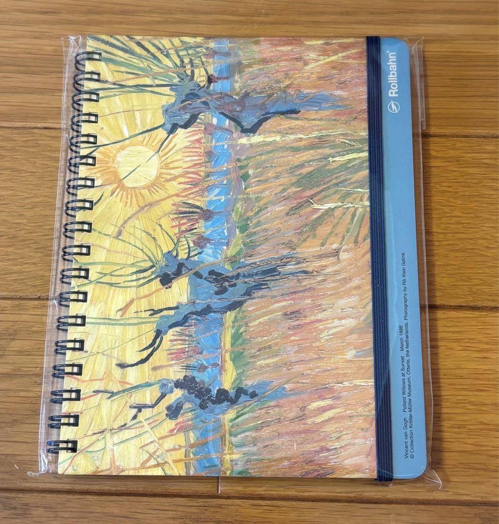 新品未使用】大ゴッホ展 Rollbahn 夜のカフェテラス ノート2冊+ケース