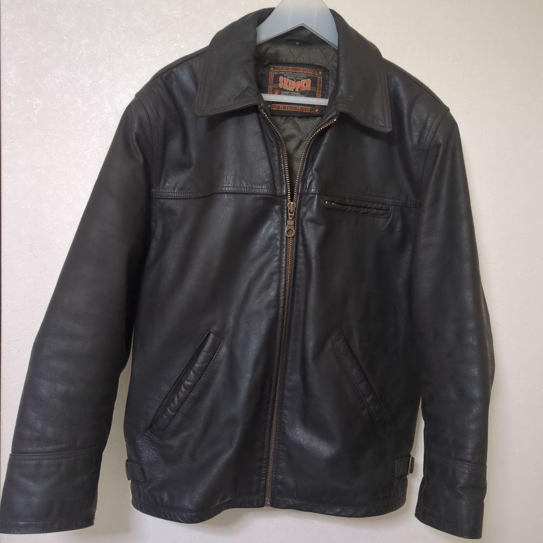 レザーシングルライダースジャケット 革ジャン 襟付きシングル レザージャケット｜カドヤ公式オンライン