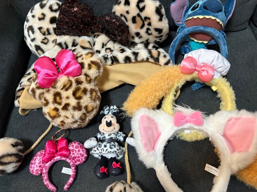 ディズニー ヒョウ柄カチューシャセット　てぃん