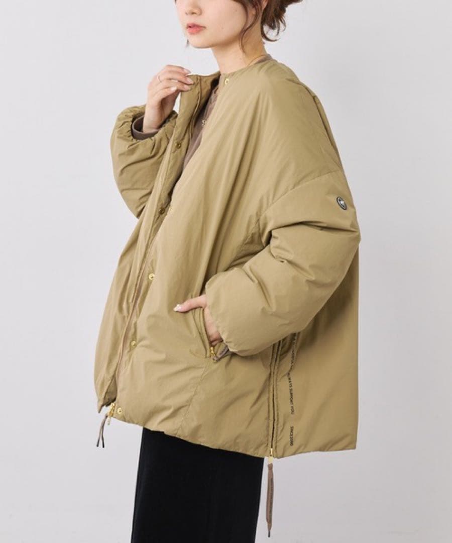 PUAL CE CIN フレンチダックダウン サイドジップジャケット