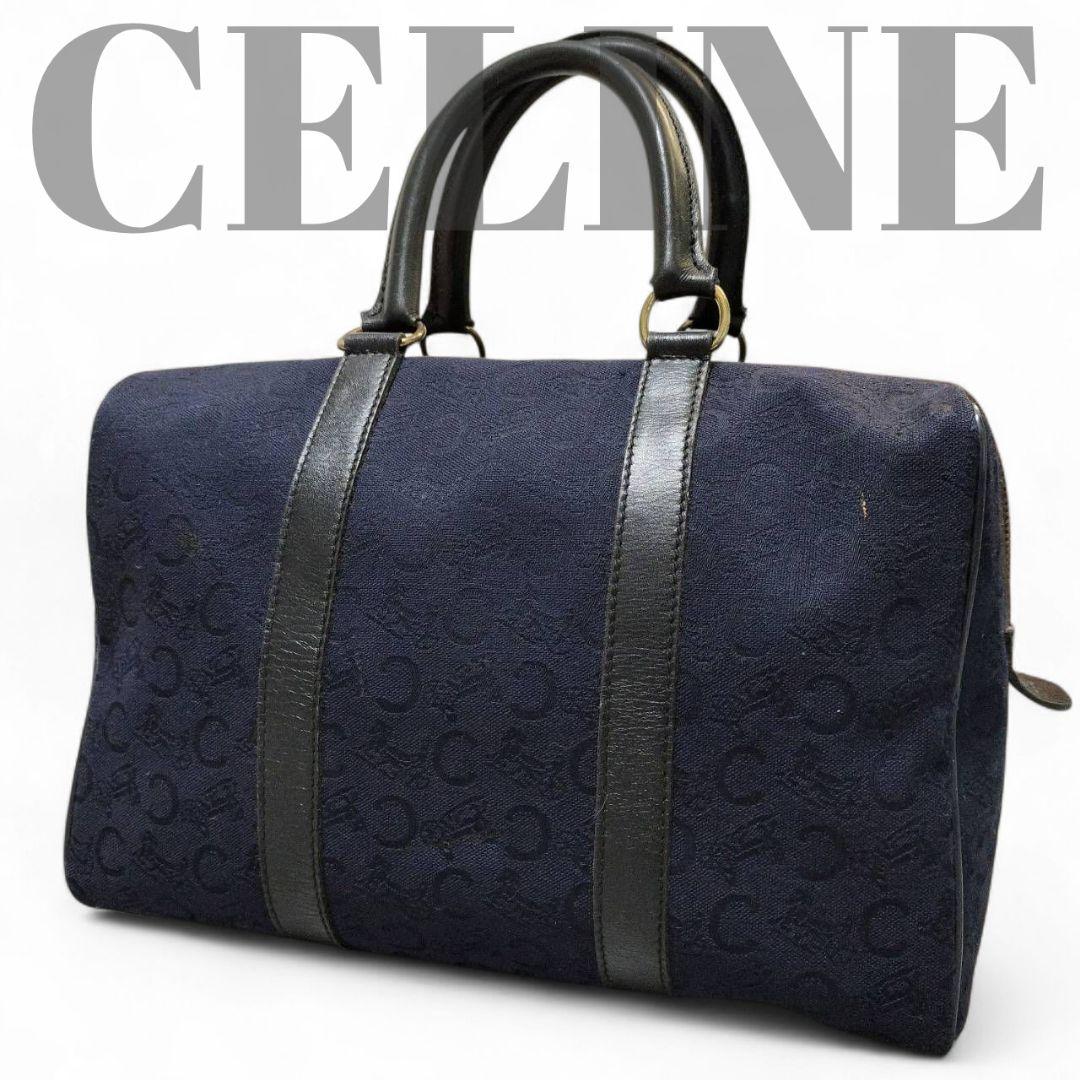 【Vintage】 CELINE オールドセリーヌ ミニボストン Cマカダム