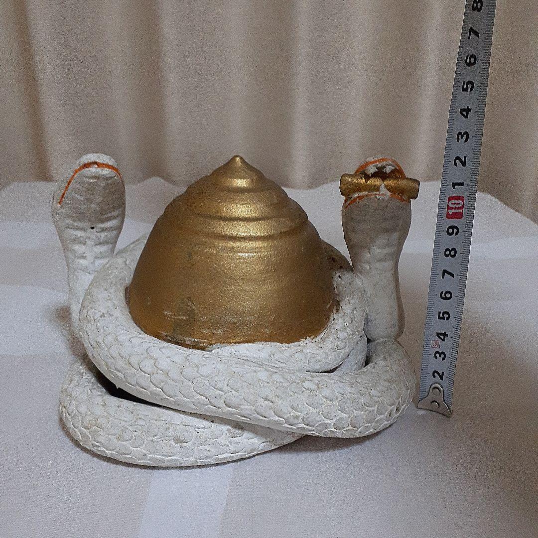 大蛇　巳神　宝珠白蛇　財運金運 2025年巳年」特別な“純金”のお守りで白蛇と弁財天様のご利益をあなたの