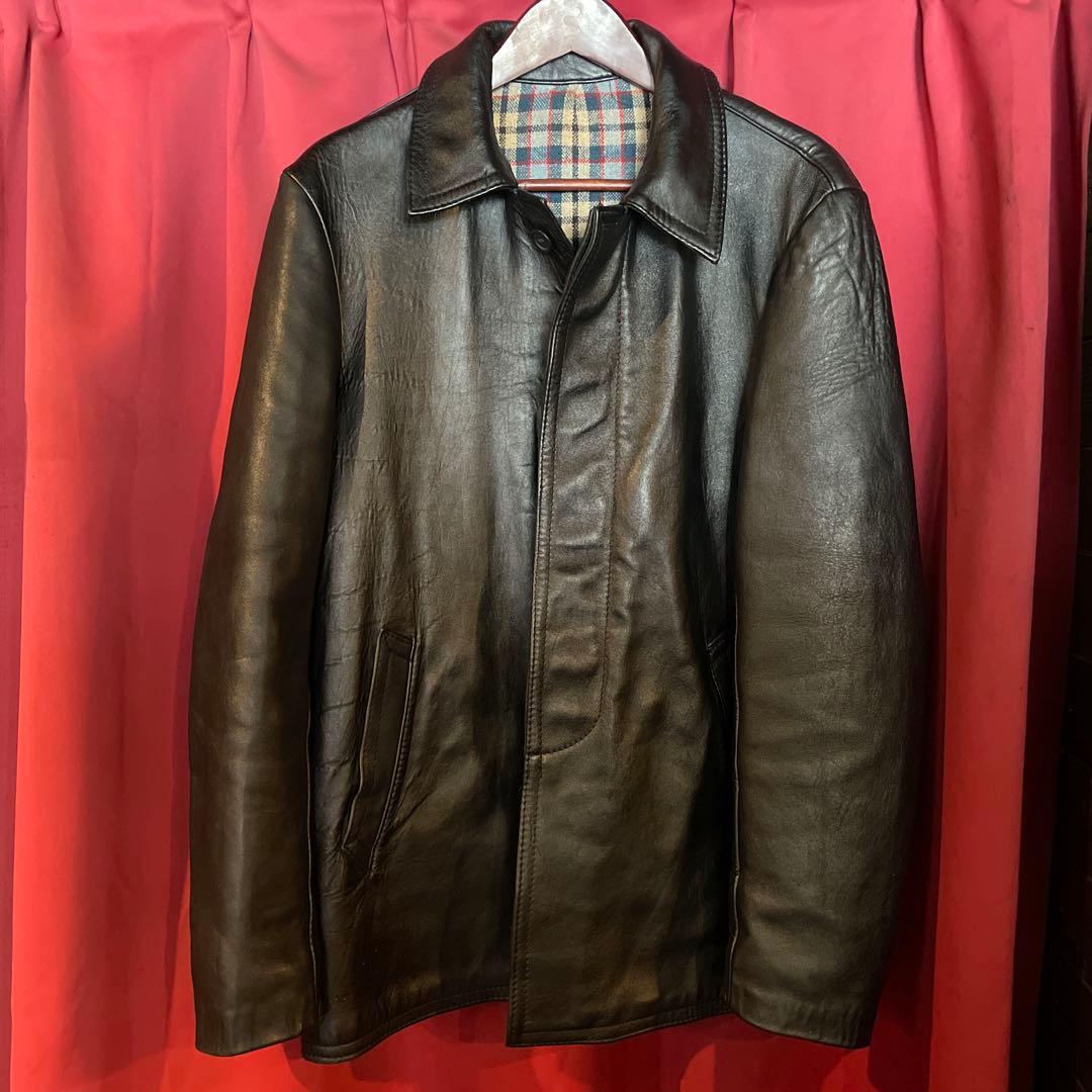 レザーカーコート フランス軍用 デッドストック